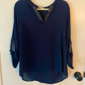 41 Hawthorn Navy Blouse